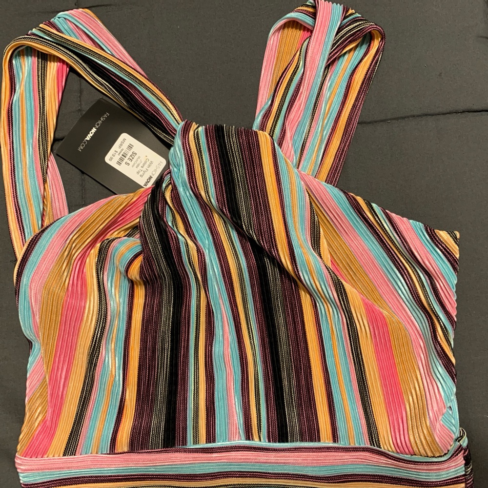 Fashion Nova with flying colors top